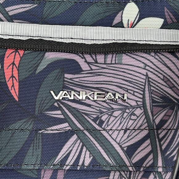 VANKEAN Rolling Laptop Bag Wheeled Briefcase Floral Travel Carry On Tote - Picture 3 of 12